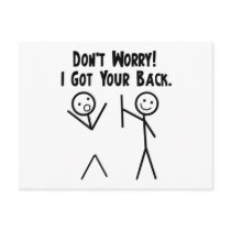 I Got Your Back! Postcards