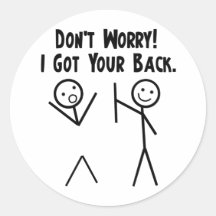 I Got Your Back! Sticker