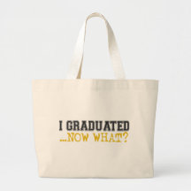 I Graduated, now what? Canvas Bag