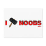 I Hammer Noobs - Gamer Gaming Video Games Post Card