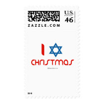 I Hanukkah Christmas postage
