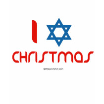 I Hanukkah Christmas t-shirts