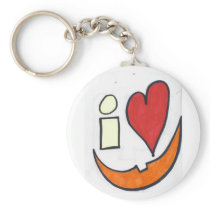 i❤HAPPY Keychain