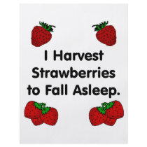 I harvest strawberries to fall asleep full color flyer