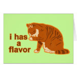 I has a flavor, LOL CAT cards