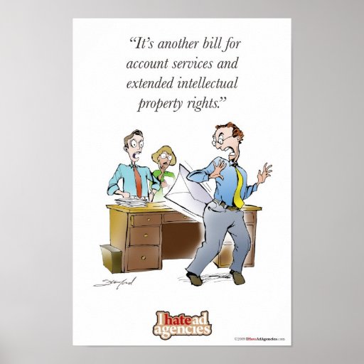 I Hate Ad Agencies Bill Poster