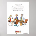 I Hate Ad Agencies Cute Poster