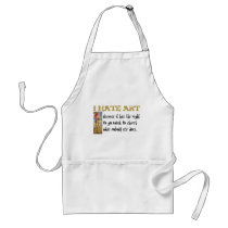 I hate art ... aprons by inamar I hate art ... aprons
