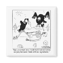 I Hate Artificial Ingredients Refrigerator Magnet