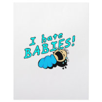 I hate babies! letterhead