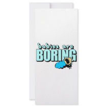 I hate babies! rack cards by corebeammusic I hate babies! rack cards