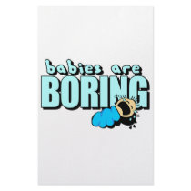 I hate babies! stationery