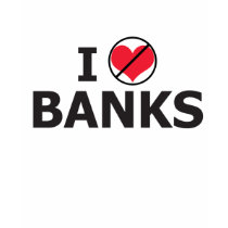 I hate banks (ladies) t-shirts