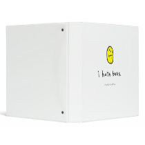 i hate bees. binder