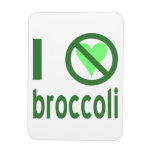 I Hate Broccoli Vinyl Magnets