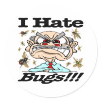 I Hate Bugs! stickers by mrmorphic I Hate Bugs! stickers