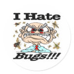I Hate Bugs! Sticker