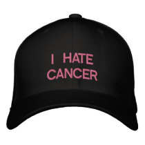 I HATE CANCER embroidered hats by denis66 I HATE CANCER embroidered hats