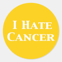 I Hate Cancer Gifts Stickers