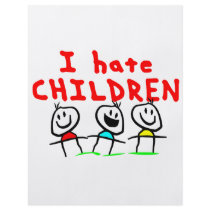 I hate children! flyer
