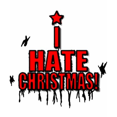 I Hate Christmas t-shirts