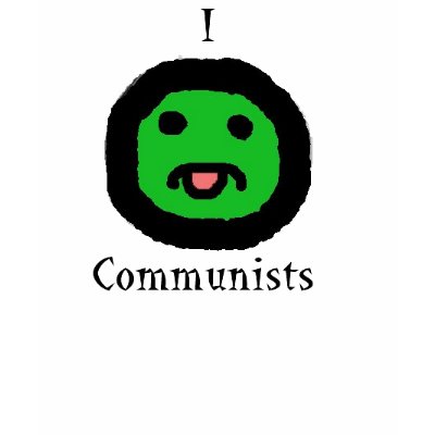 I hate communists tee shirts by jenniekurono