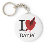 I Hate Daniel Spoof I Love Key Chain