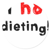 I Hate Dieting stickers by showurh8 I Hate Dieting stickers