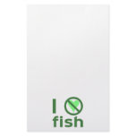 I Hate Fish Customized Stationery