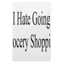 I Hate Going Grocery Shopping stationery