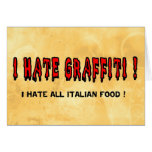 I hate Graffiti Cards