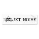 I Hate Jet Noise bumper stickers by arnaudin I Hate Jet Noise bumper stickers