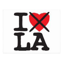 I Hate LA - Louisiana Post Card