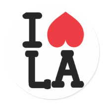 I Hate LA sticker by cybertaek I Hate LA sticker