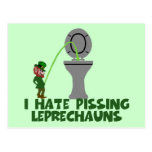 I hate Leprechauns Post Card