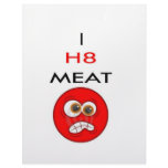 I Hate meat letterhead