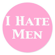 I Hate Men Gifts stickers by Funny_Gifts I Hate Men Gifts stickers