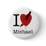I Hate Michael Spoof I Love Button