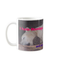 "I Hate Mondays" Mug by greenfront "I Hate Mondays" Mug