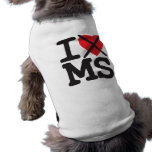 I Hate MS - Mississippi Dog T Shirt