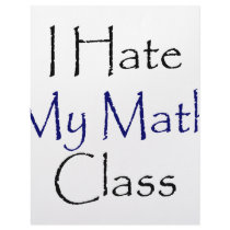 I Hate My Math Class letterhead