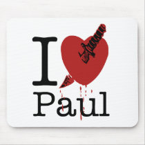 I Hate Paul Spoof I Love mousepads