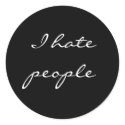 I hate people stickers by summer2001 I hate people stickers