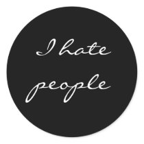 I hate people stickers by summer2001 I hate people stickers