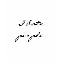 I hate people t-shirts by summer2001 I hate people t-shirts