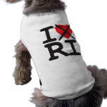 I Hate RI - Rhode Island Dog T Shirt