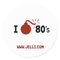 I Hate the 80's Sticker