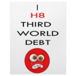 I hate third world debt letterhead design