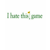 I Hate This Game Golf t-shirts