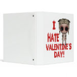 i hate valentines day emo punk girl vinyl binders